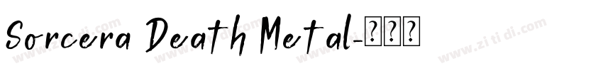Sorcera Death Metal字体转换
